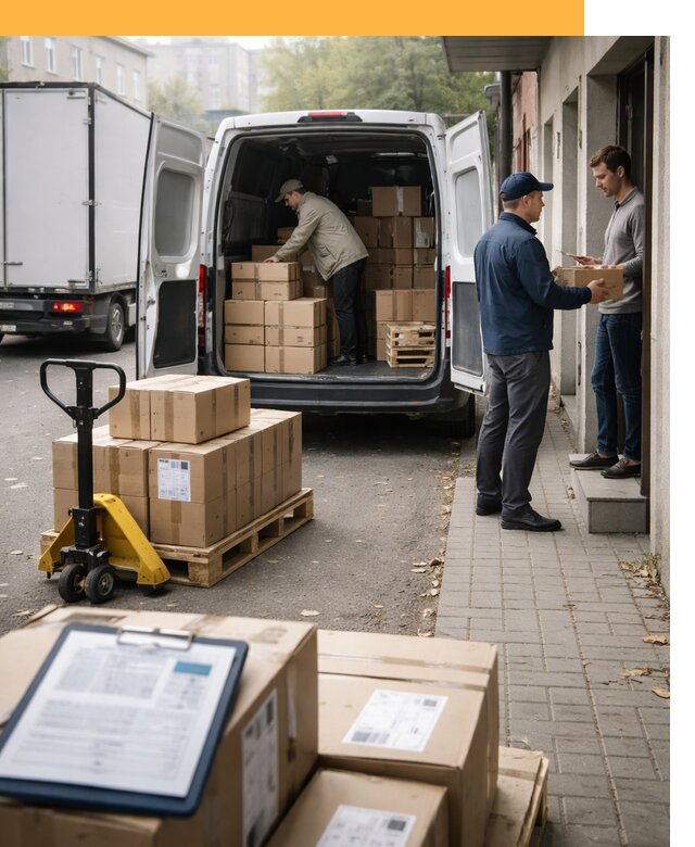 Доставка грузов от двери до двери с таможней от 45621 руб.