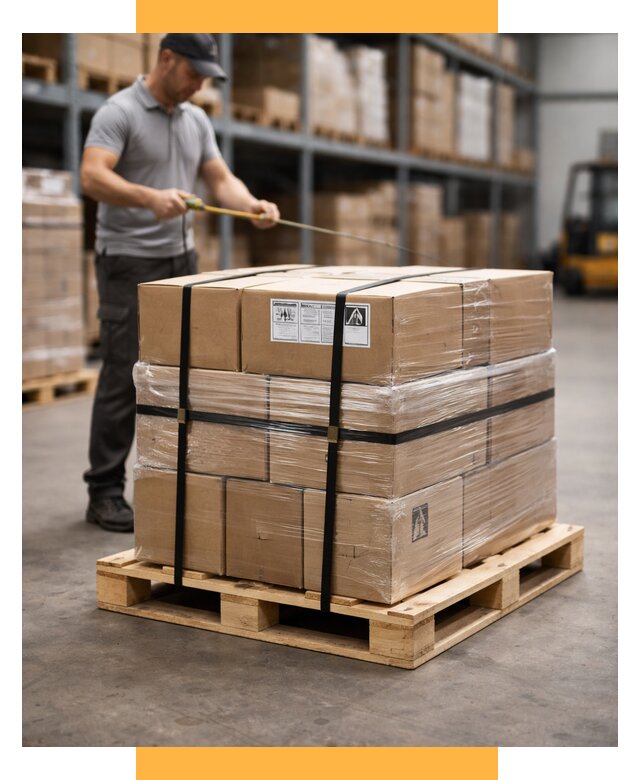 Упаковка и паллетирование грузов от 3548 р. | СетСервис-Брб
