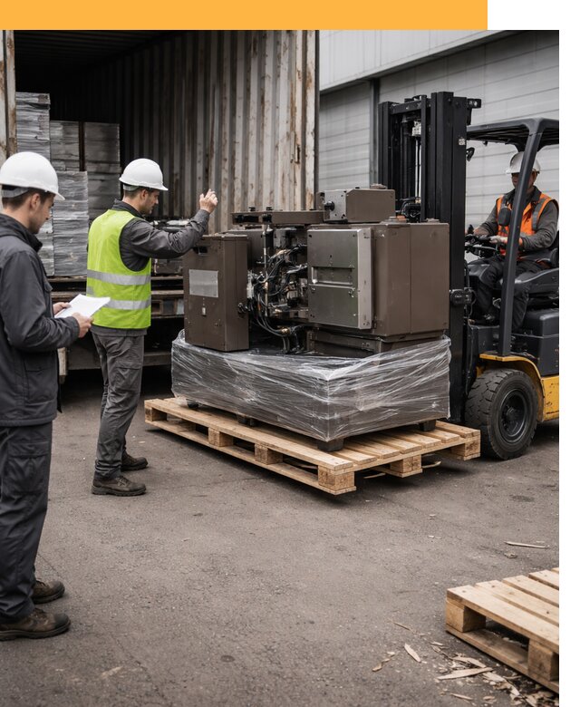 Доставка промышленного оборудования из Европы от 45621