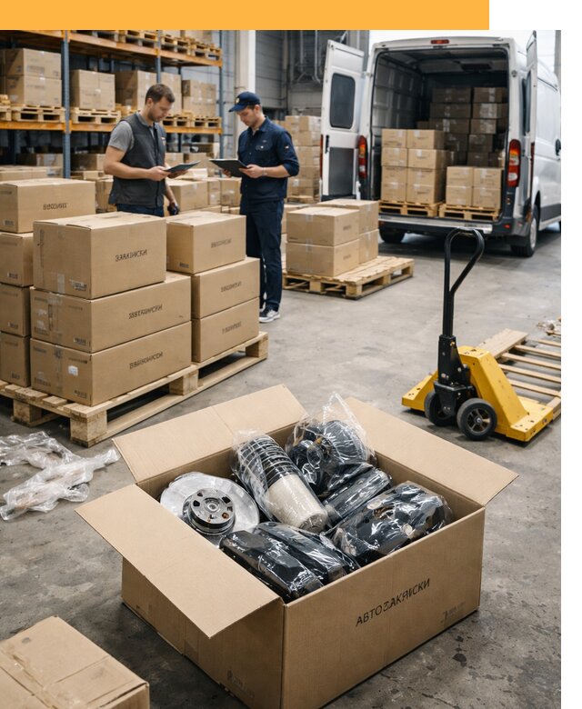 Доставка автозапчастей из Европы от 12673 руб быстро и надёжно