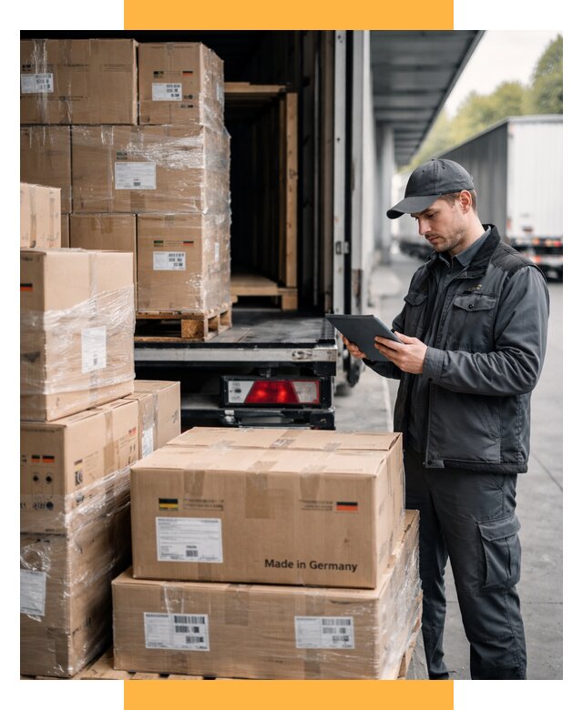 Доставка грузов из Германии от 45621 р. быстро - СетСервис-Брб