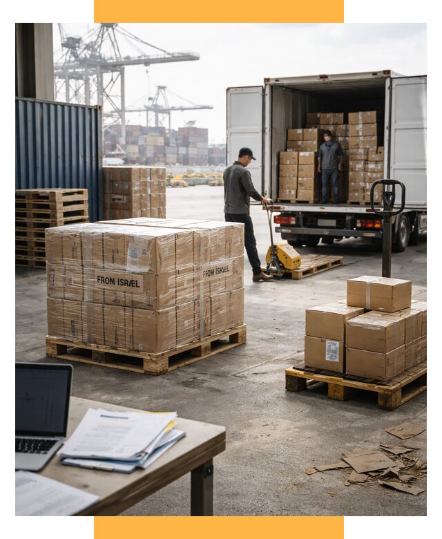 Доставка грузов из Израиля от 15207 р., логистика от СетСервис-Брб