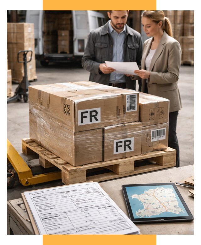 Доставка грузов в Францию от 25345 р., логистика СетСервис-Брб