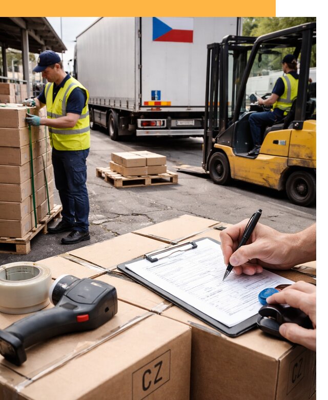 Доставка грузов в Чехию от 35483 руб, международные перевозки