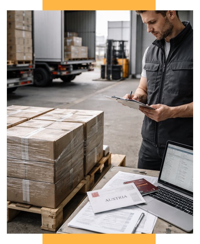 Доставка в Австрию от 65897 р. Логистика и экспорт СетСервис-Брб