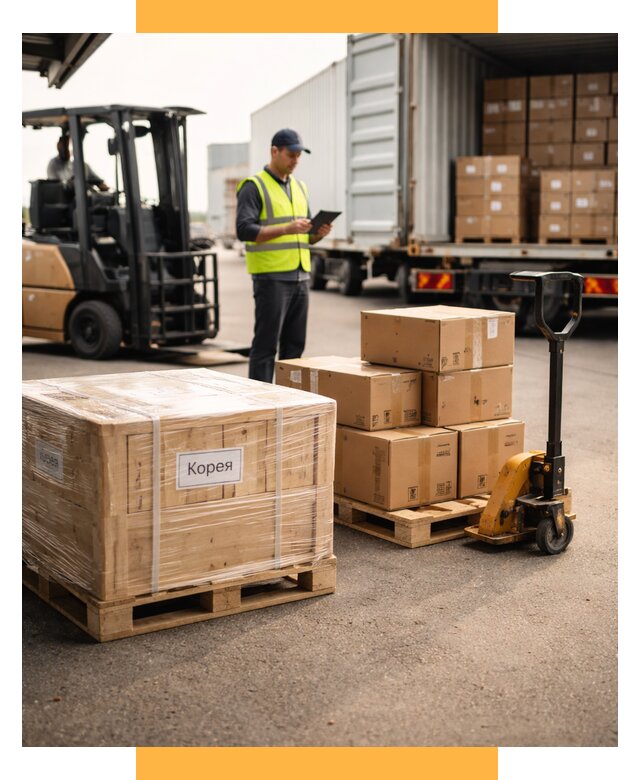 Доставка грузов в Корею из России от 35483 р. | СетСервис-Брб