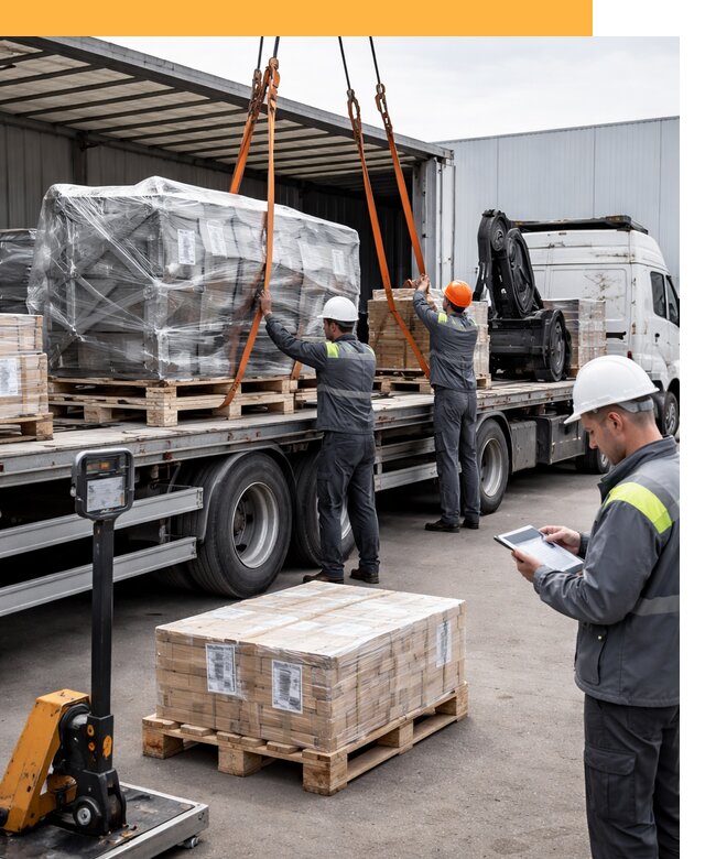 Перевозка крупного оборудования по миру от 30414 руб