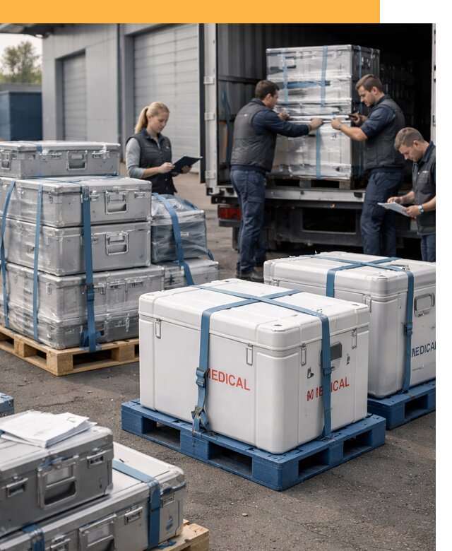 Перевозка медицинского оборудования по всему миру от 15207 руб