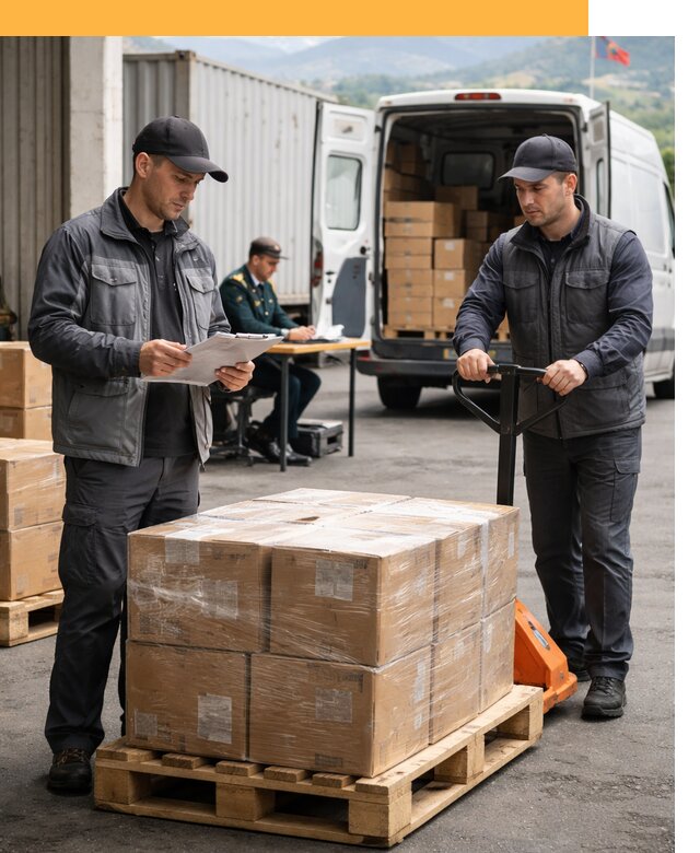 Доставка грузов через Армению, быстрая таможенная очистка от 25345