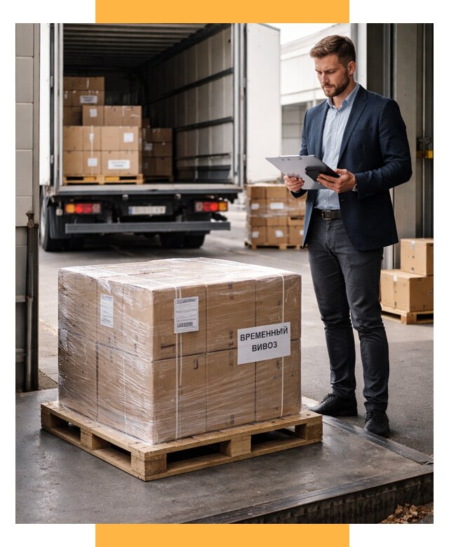 Временный вывоз товаров под ключ от 8110 р. | СетСервис-Брб
