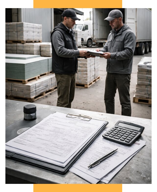 Таможенное оформление стройматериалов от 8617 р. | СетСервис-Брб